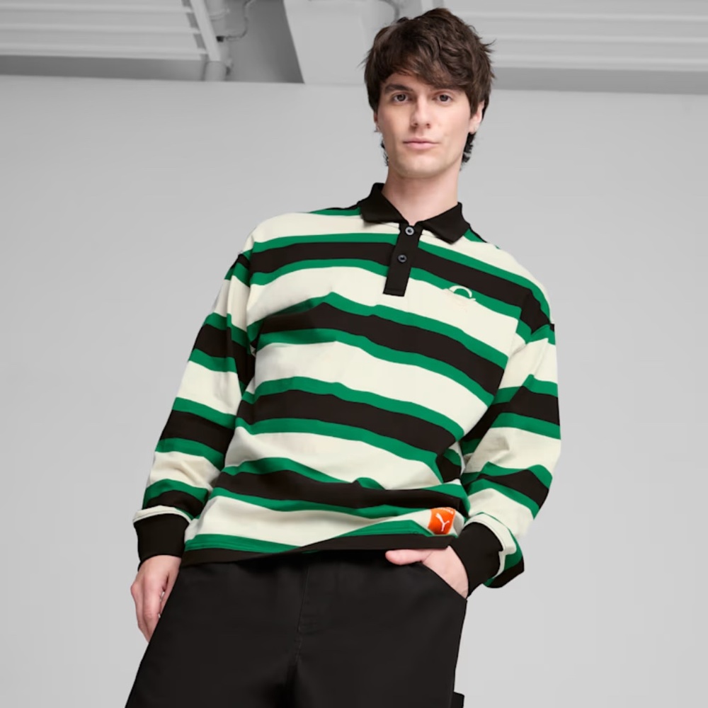 NWT PUMA x CARROTS Anwar Carrots Long Sleeve Rugby Polo Size Large
